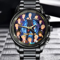 Custom Name Time Traveler Doctor Watch – Personalized Sci-Fi Gift