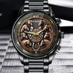 Time Spent in the Saddle is Never Wasted - Personalized Horse Watch