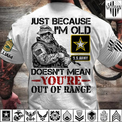 Custom Military Pride Shirt Perfect for Veterans and Soldiers, Featuring Personalized Branch, Rank, and Name