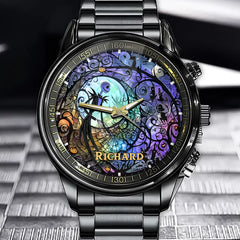 Haunted Elegance Personalized Jack Skellington Watch - Add your Name to Join Jack in His Halloween Adventure