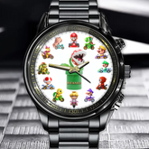Personalized Racing Game Characters Watch - Add Your Name for a Personal Touch