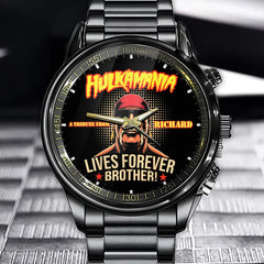 Personalized Hulkamania Lives Forever Watch - Add Your Name to Celebrate the Legacy