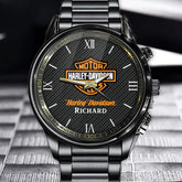 Personalized Motorcycle-Inspired Watch - Add Your Name for a Personal Touch