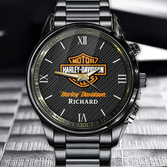 Personalized Motorcycle-Inspired Watch - Add Your Name for a Personal Touch