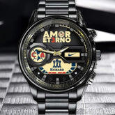 Personalized AMOR ETERNO AME Fan's Watch - Eternal Bond with Your Name