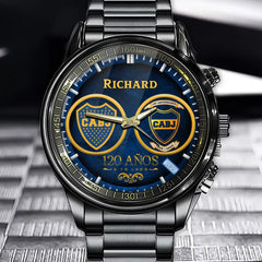 Personalized Boca Juniors 120th Anniversary Watch – Custom Name Edition