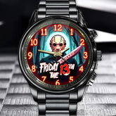 Personalized Jason Voorhees Horror Movie Watch - Inspired by Friday the 13th