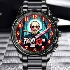 Personalized Jason Voorhees Horror Movie Watch - Inspired by Friday the 13th