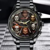Personalized Legendary Horror Characters Watch - Your Name Among the Legends