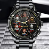Personalized Legendary Horror Characters Watch - Your Name Among the Legends