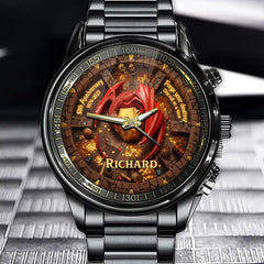 Personalized Fantasy Dragon Dice Watch – 51st Anniversary Collector’s Gift