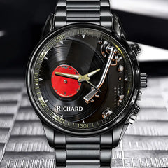 Personalized Watch With Multiple Music Elements - Suitable For Music Lovers And As A Gift