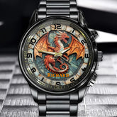 Personalized Legendary Dragon Watch - Add Your Name to the Myth
