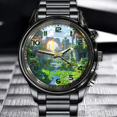 Personalized Pixel World Watch - Custom Your Name Step into a Blocky Adventure