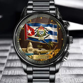 Personalized Cuba Heritage Watch – Custom Name Edition with Iconic Landmarks