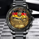 Personalized Germany Spirit Watch – Custom Name Edition with Artistic National Motifs