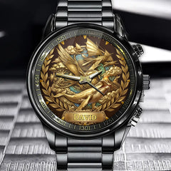 Personalized Pandora-Inspired Explorer Watch – Add Your Name, Exotic Wildlife Design