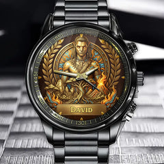 Personalized Fantasy Tribe Watch – Custom Name Edition, Mystical Nature Theme