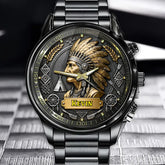 Spirit of the Tribe Personalized Watch – Custom Name, Tribal Art Theme