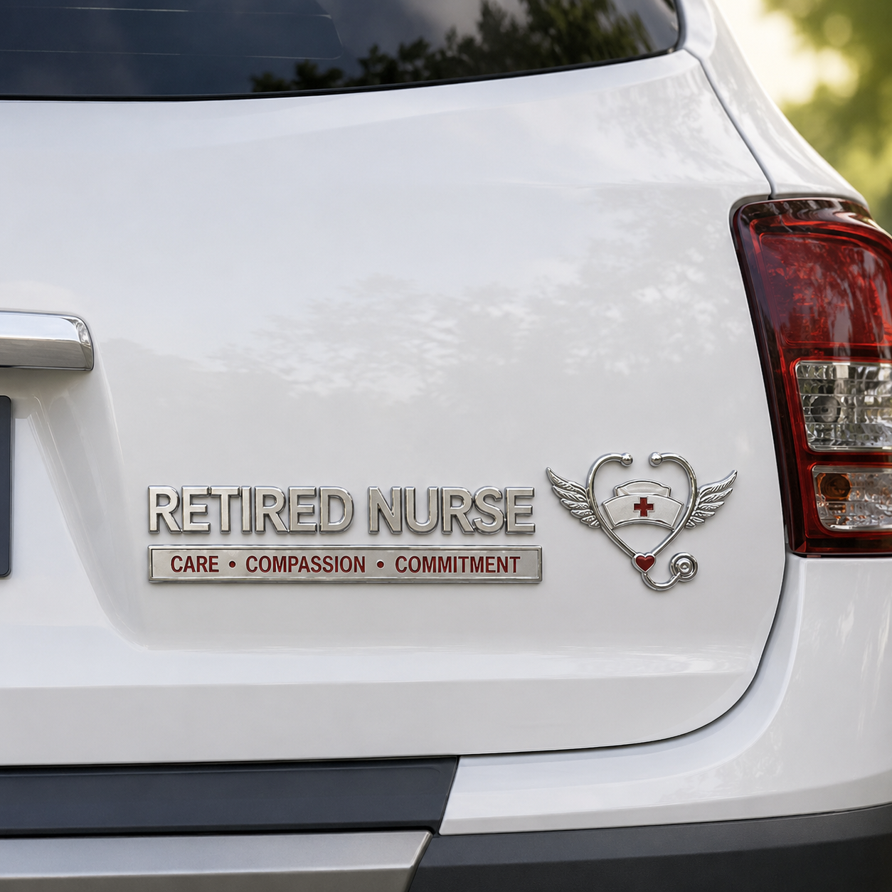 49% OFFš„ Patriotic Service Car Emblem - 3D Metal Badge Decal For Veterans, First Responders & Retired Heroes