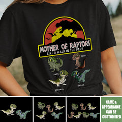 Mother Of Raptors Like A Walk In The Park, Personalized Shirt