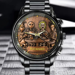 Personalized Spooky Character Watch - Add Your Name To Start A Journey Of Horror Legend