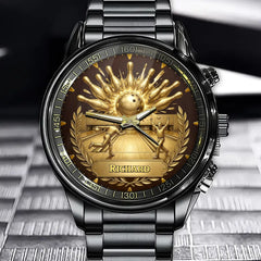 Personalized Bowling Watch with Custom Striking Pins and Ball Design