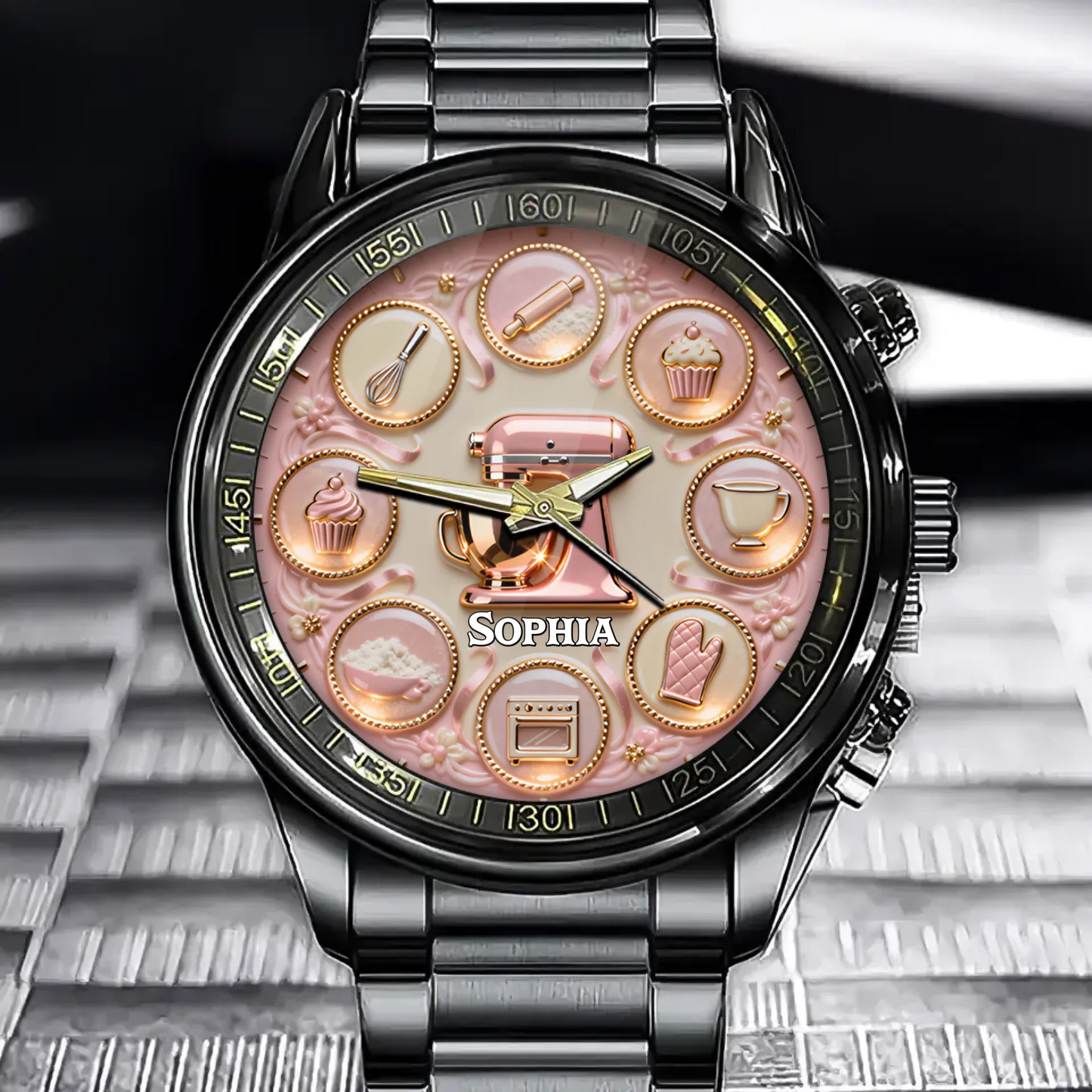 Love Baking - Personalized Baking Women Hand Watch