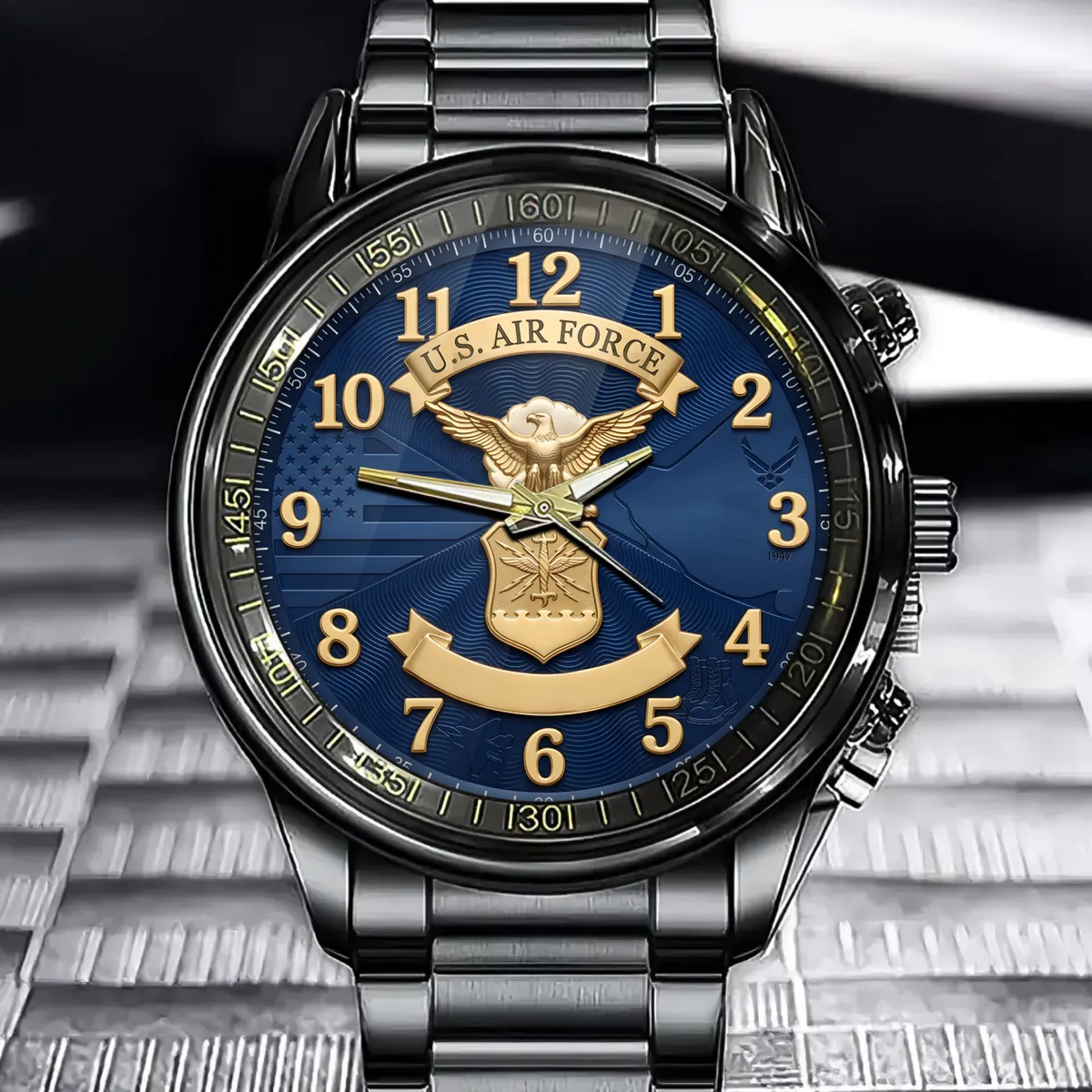 Custom Military Watch - Personalized Name Gift For Veterans - Honor In Every Second
